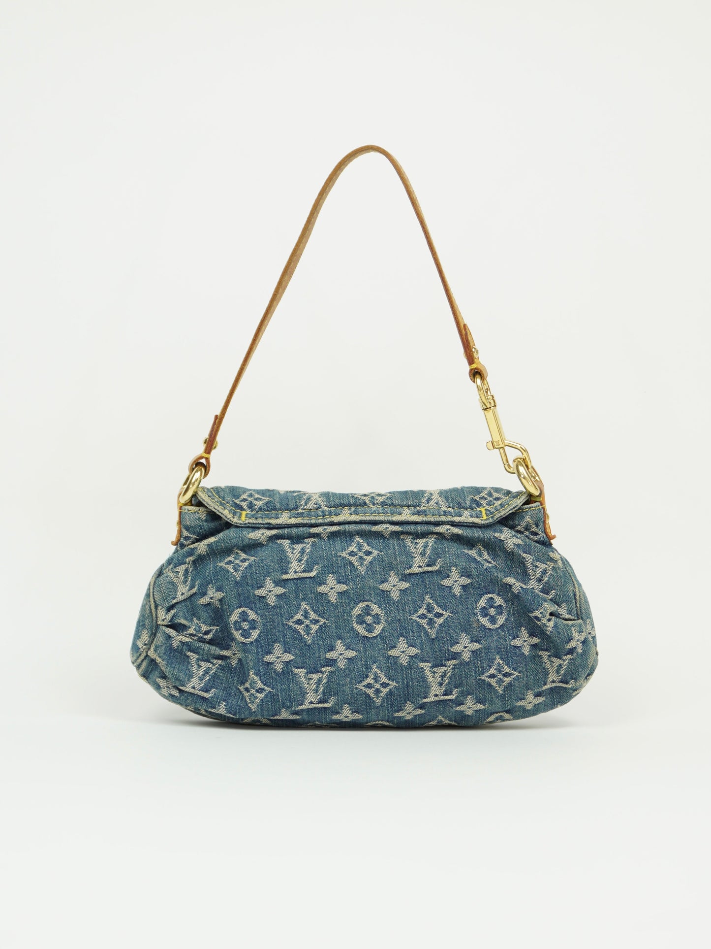 LOUIS VUITTON DENIM PLEATY BAG