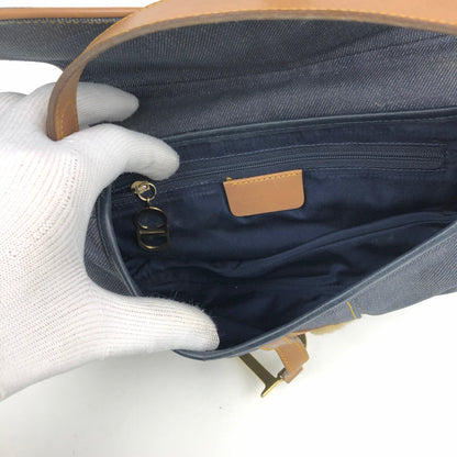 CHRISTIAN DIOR DENIM SADDLE BAG