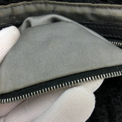 FENDI CASHMERE WOOL BAGUETTE SHOULDER BAG