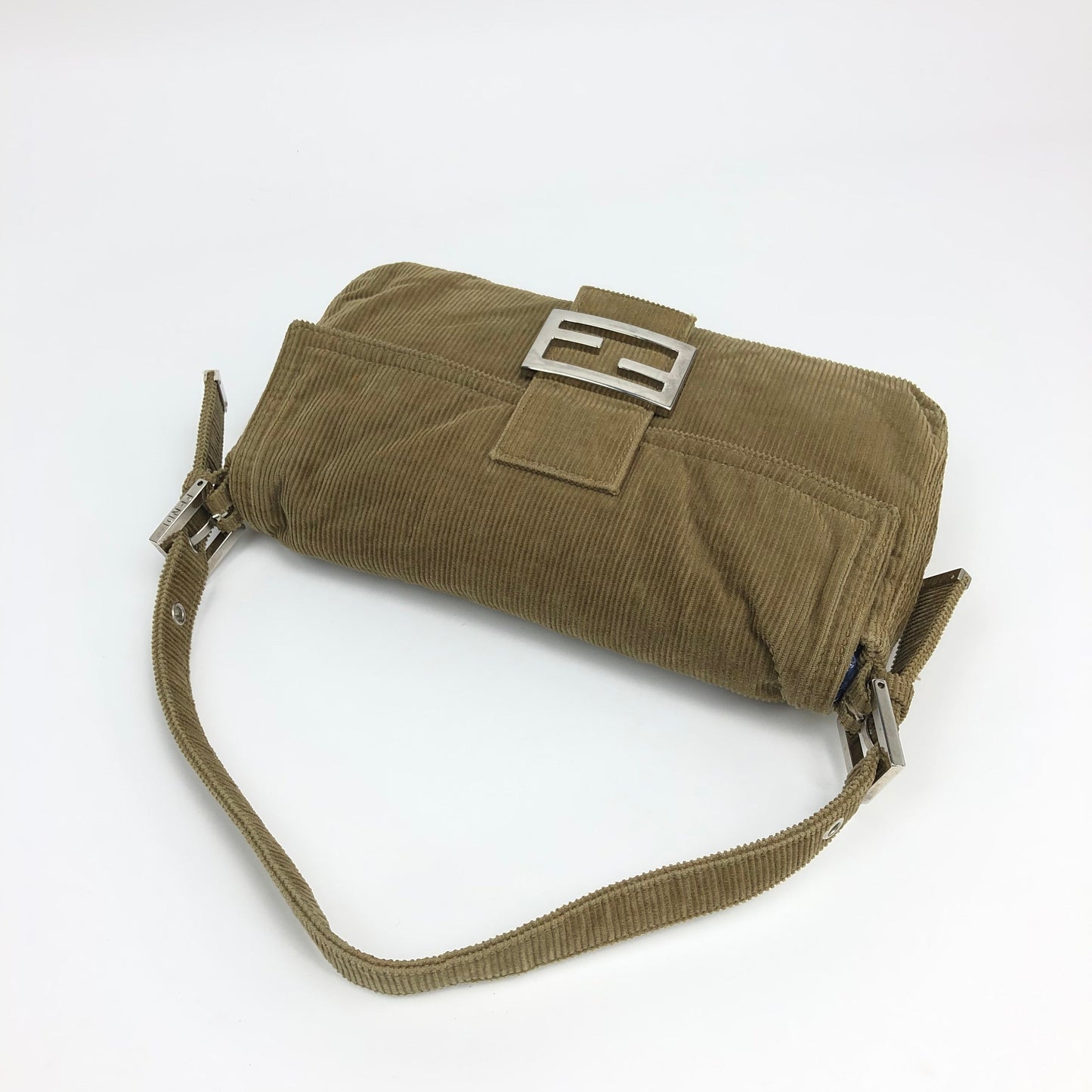 FENDI CORDUROY BAGUETTE BAG