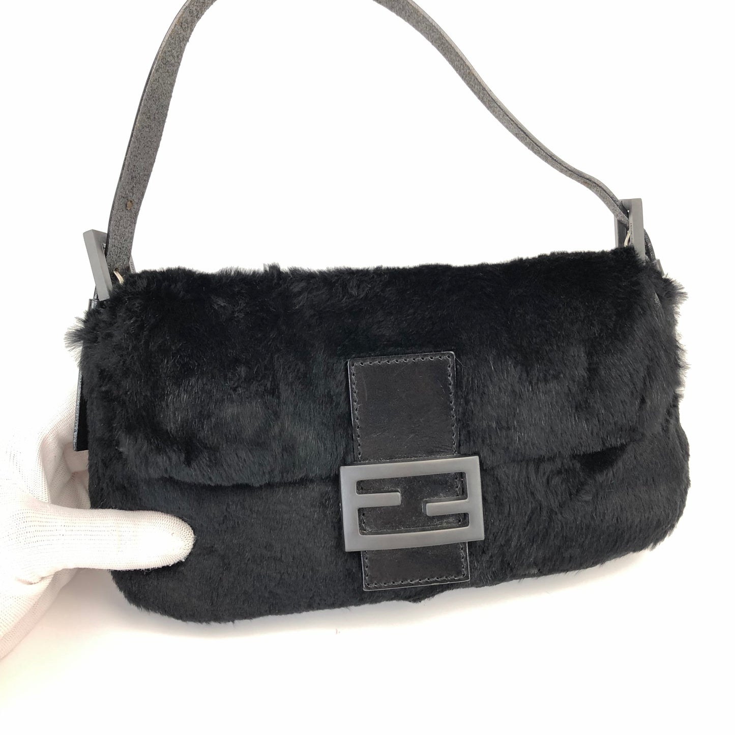 FENDI MINK FUR BAGUETTE BAG