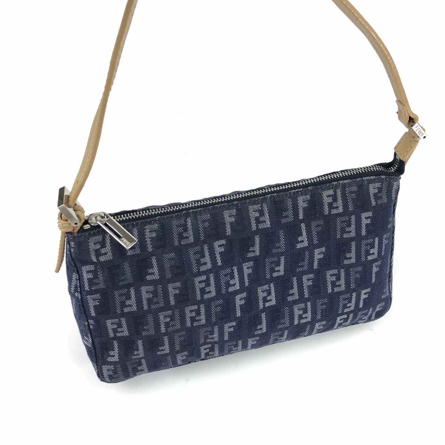 FENDI DENIM ZUCCA SHOULDER BAG