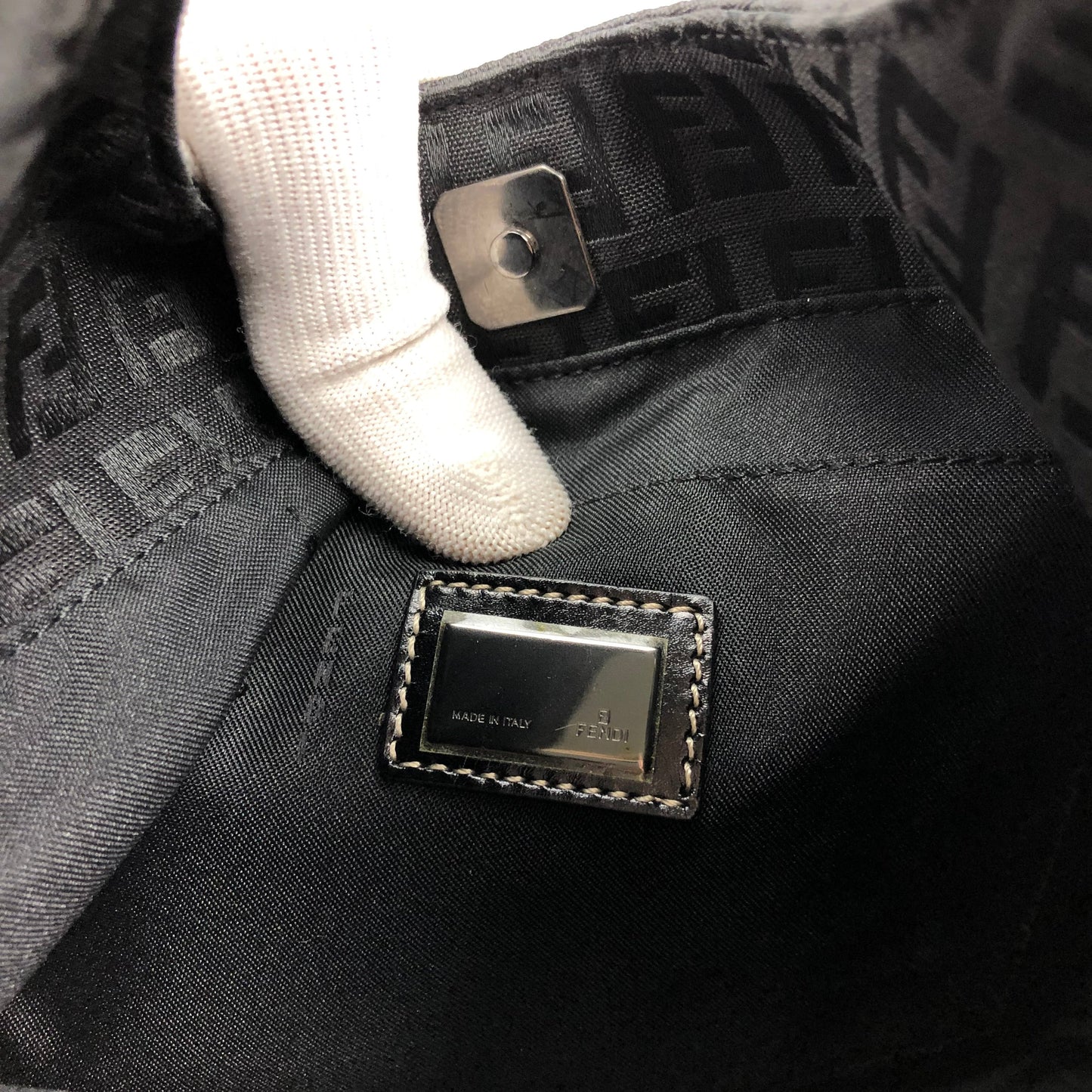 FENDI ZUCCA SHOULDER BAG