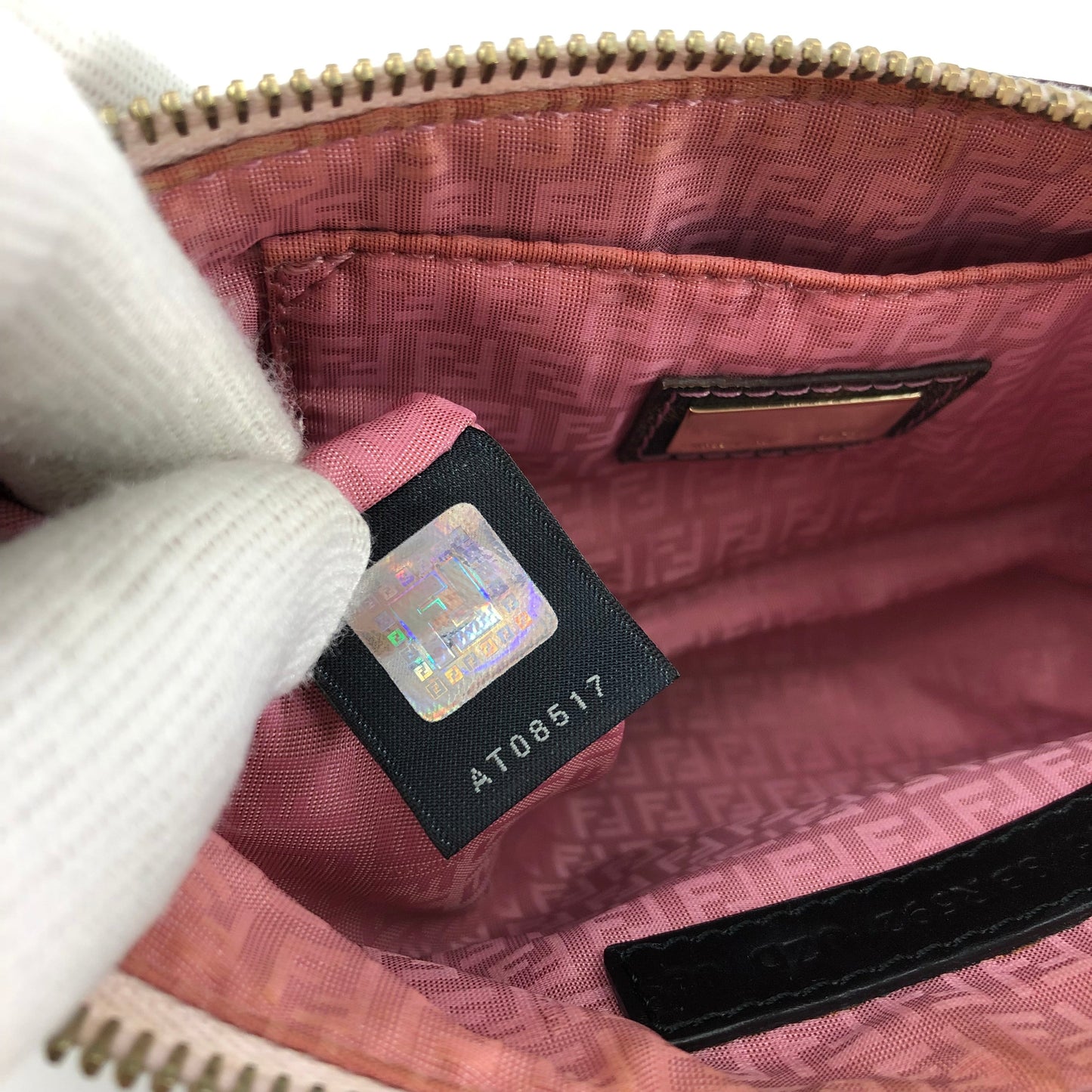 FENDI ZUCCA CHAIN BAG