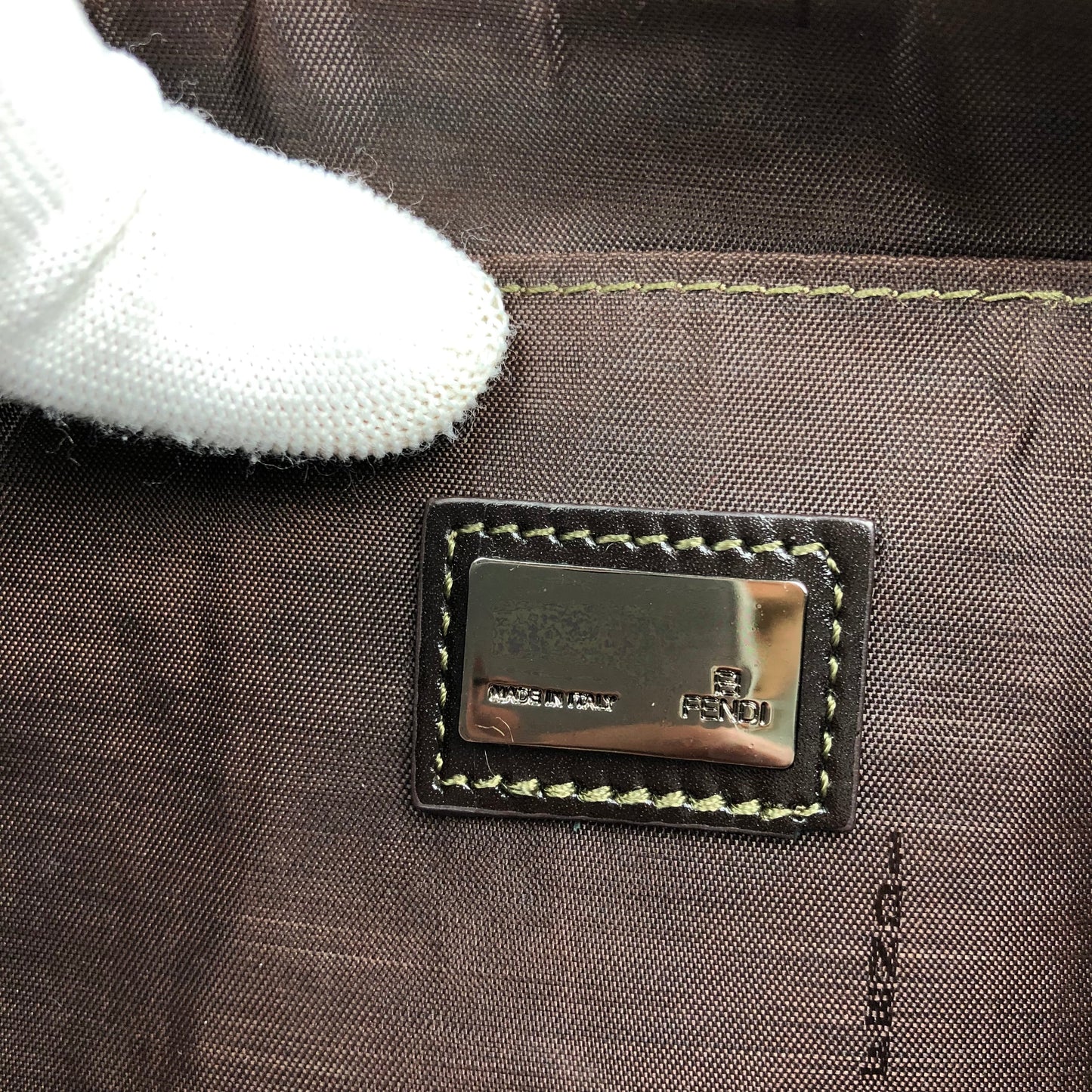 FENDI ZUCCA SHOULDER BAG