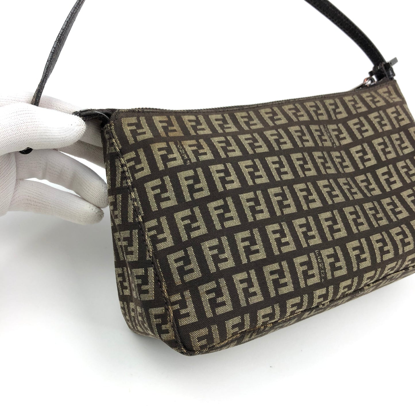 FENDI ZUCCA SHOULDER BAG