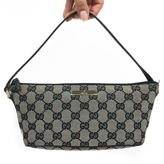 GUCCI MONOGRAM SHOULDER BAG