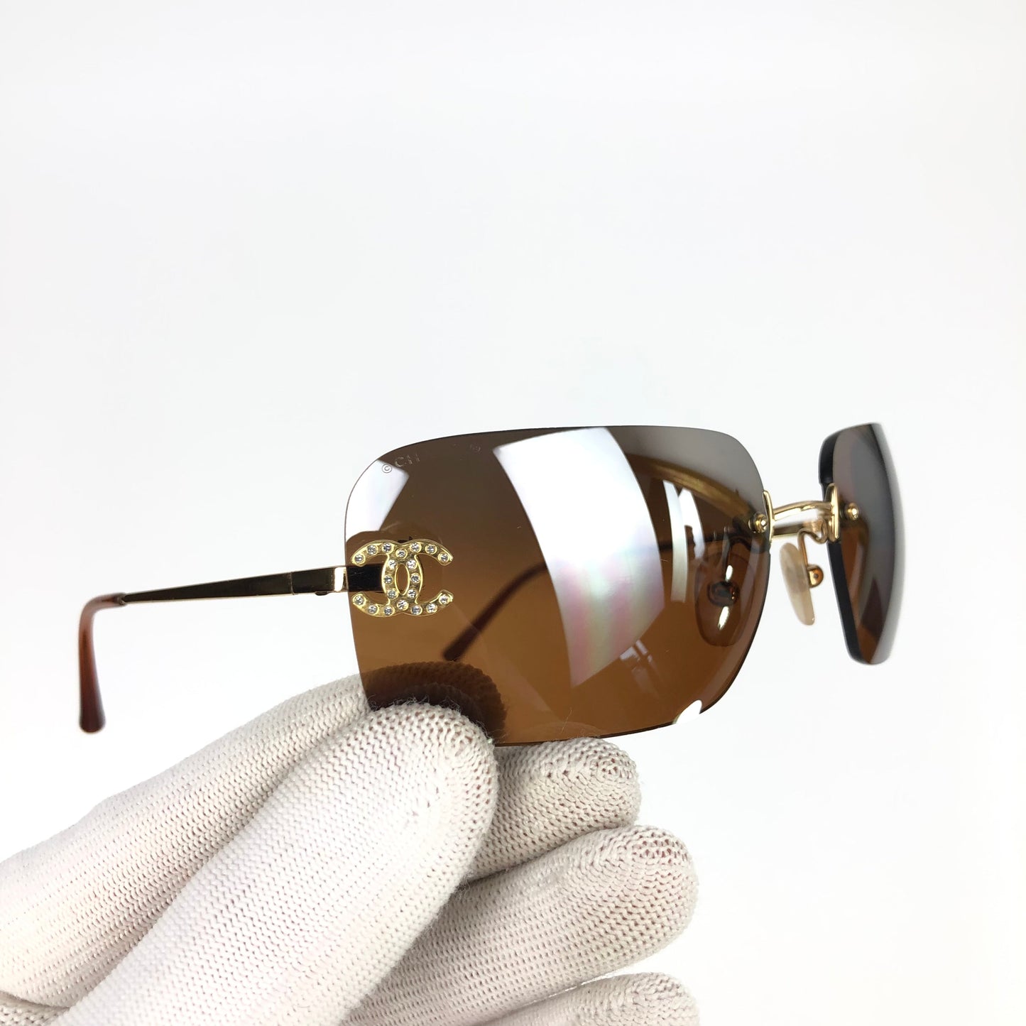 CHANEL RIMLESS SUNGLASSES