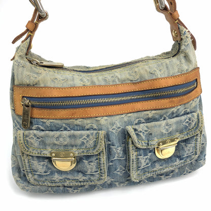 LOUIS VUITTON BAGGY PM DENIM SHOULDER BAG