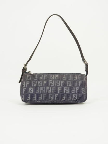 FENDI DENIM ZUCCA SHOULDER BAG