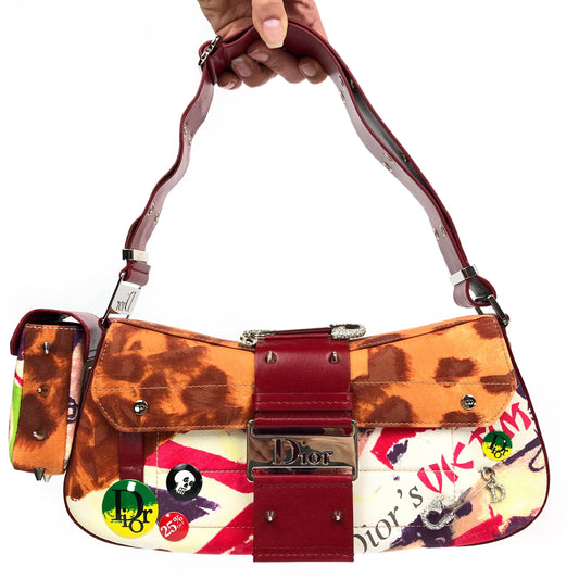 CHRISTIAN DIOR ‘VICTIM’ STREET CHIC COLUMBUS SHOULDER BAG