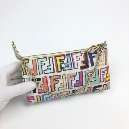 FENDI ZUCCA CHAIN BAG