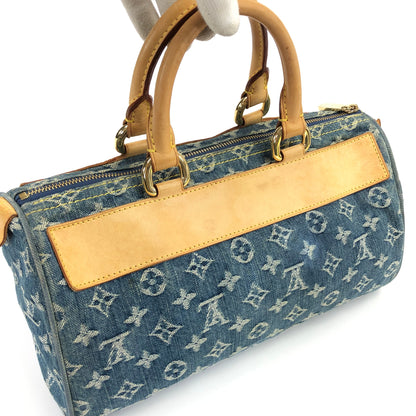 LOUIS VUITTON NEO SPEEDY DENIM BAG