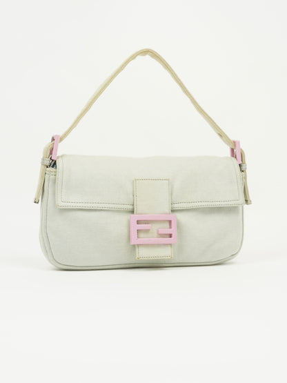 FENDI BAGUETTE WITH PINK HARDWARE
