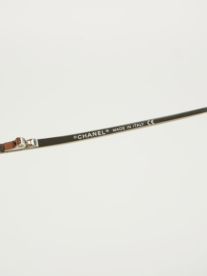 CHANEL RIMLESS RHINESTONE SUNGLASSES