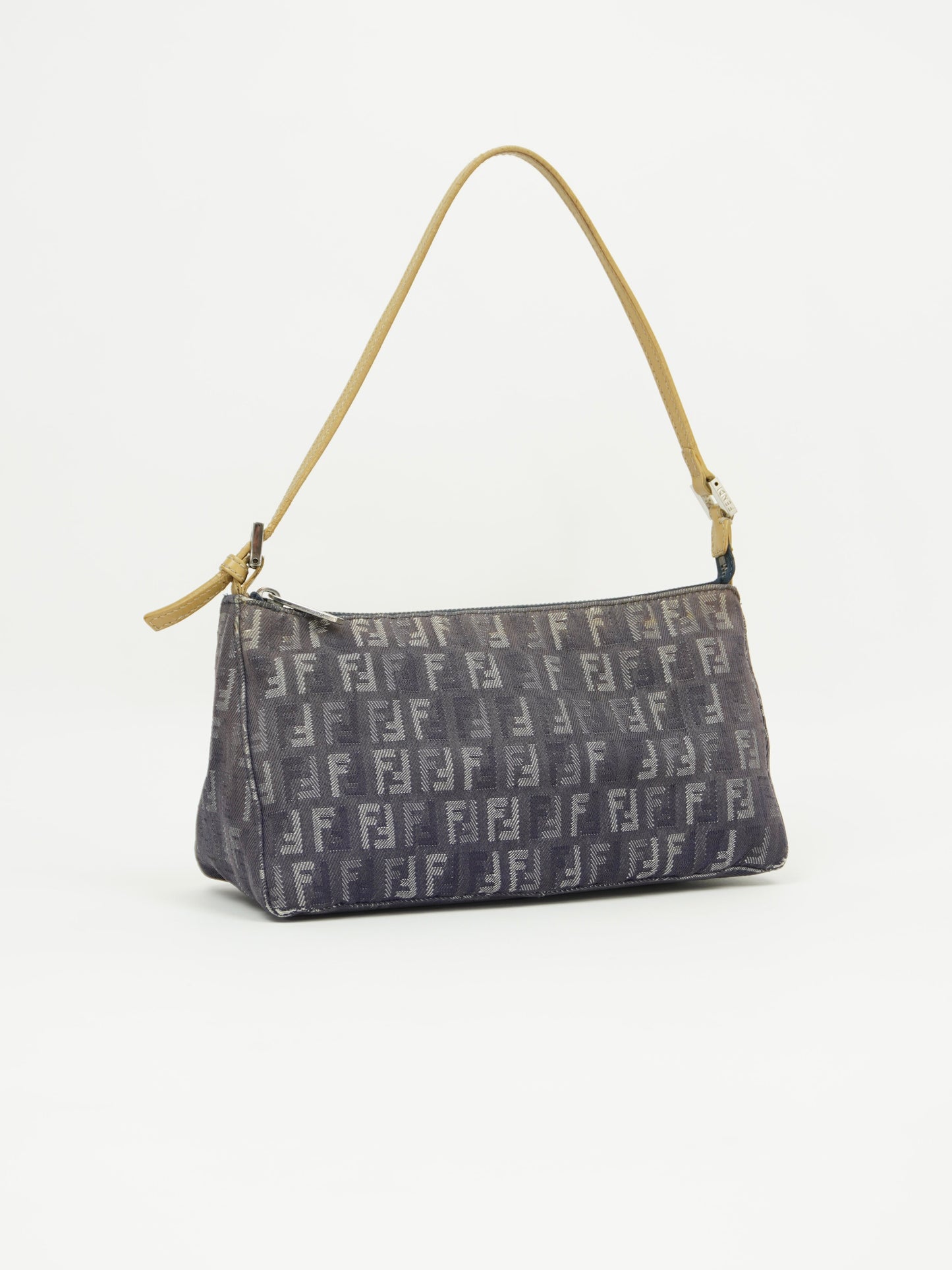 FENDI DENIM ZUCCA SHOULDER BAG