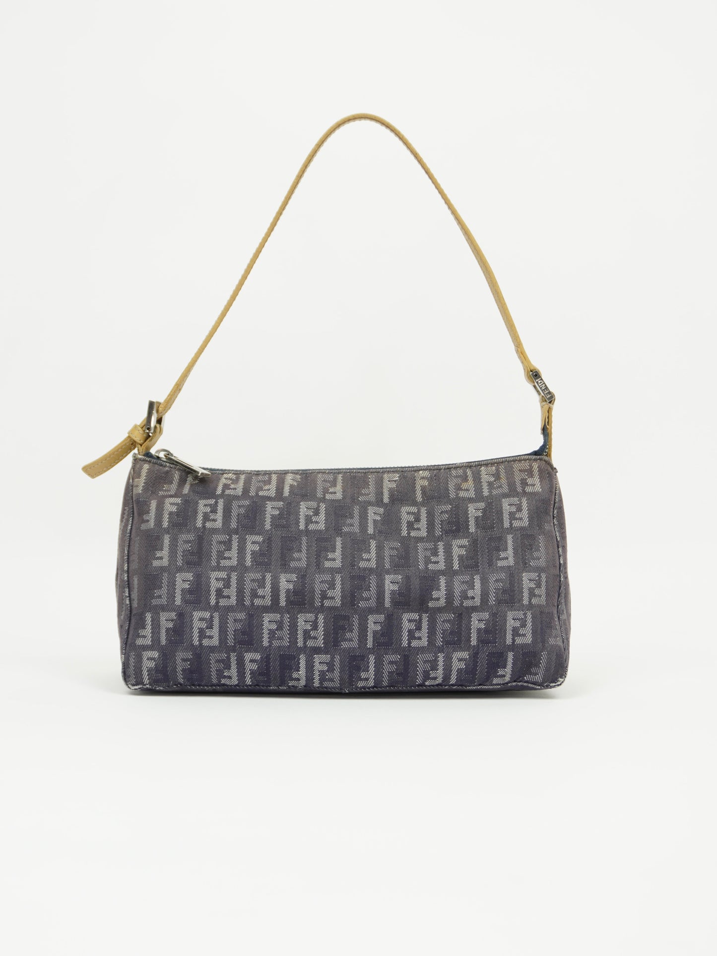 FENDI DENIM ZUCCA SHOULDER BAG