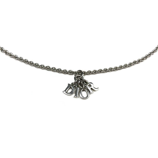 CHRISTIAN DIOR SPELL-OUT NECKLACE