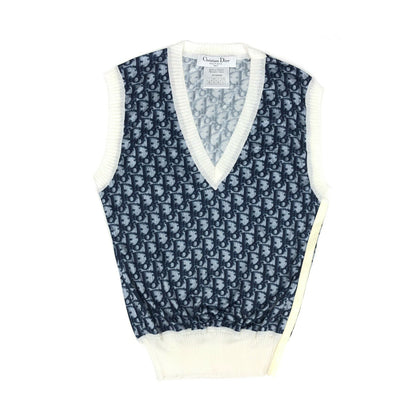 CHRISTIAN DIOR MONOGRAM SLEEVELESS JUMPER