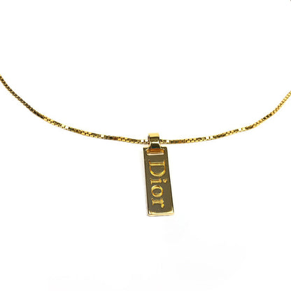 CHRISTIAN DIOR DOUBLE SIDED NECKLACE