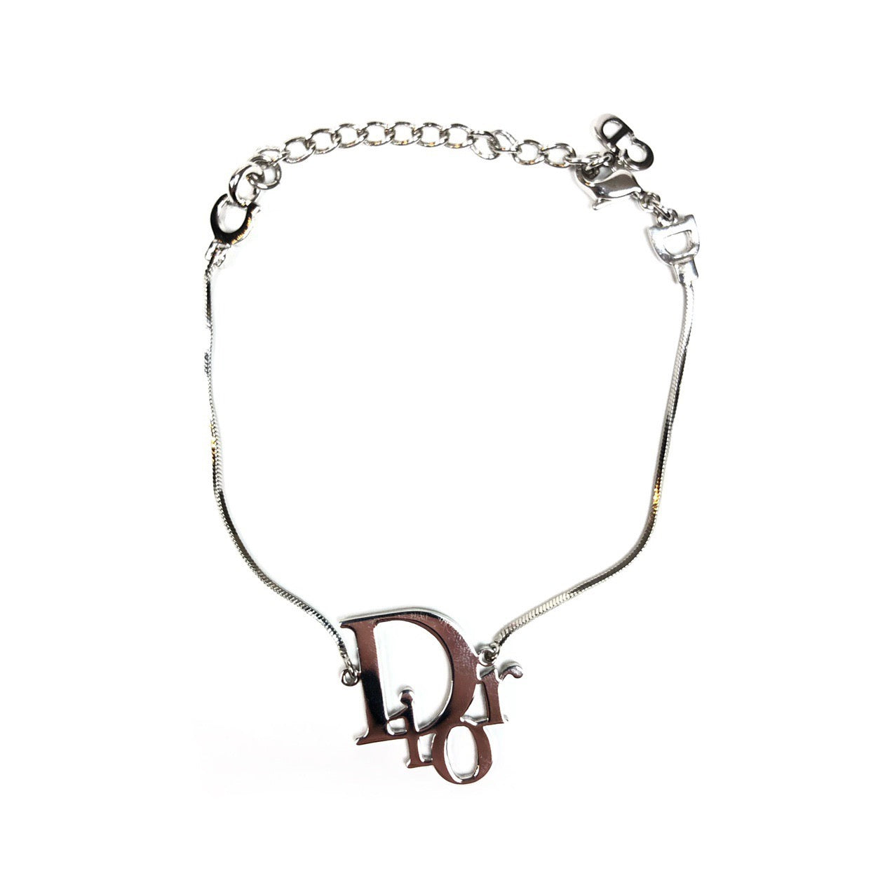 CHRISTIAN DIOR MONOGRAM LOGO BRACELET