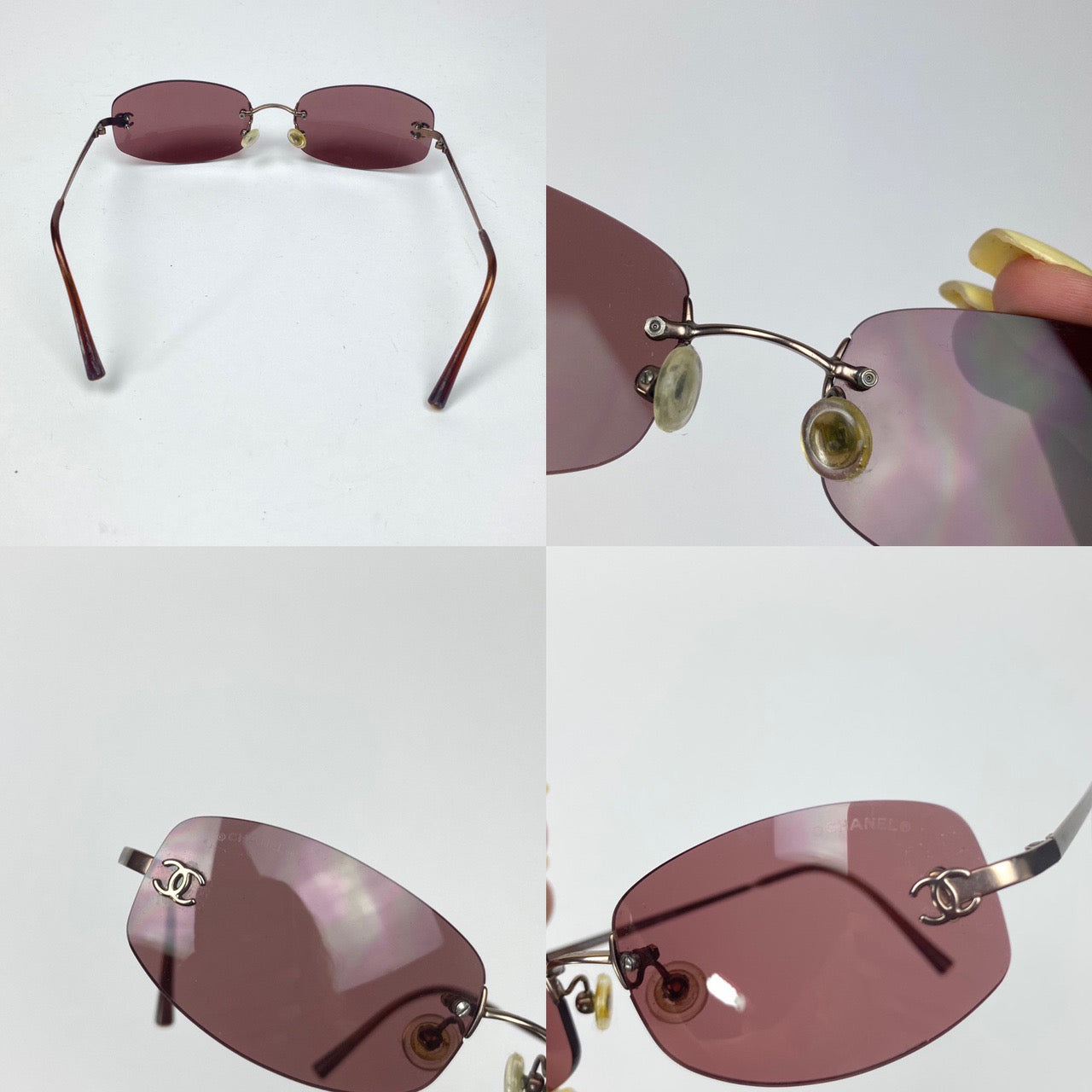 CHANEL RIMLESS SUNGLASSES