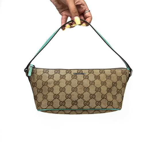 GUCCI MONOGRAM SHOULDER BAG