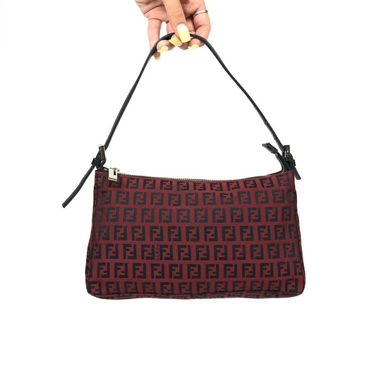 FENDI ZUCCA SHOULDER BAG