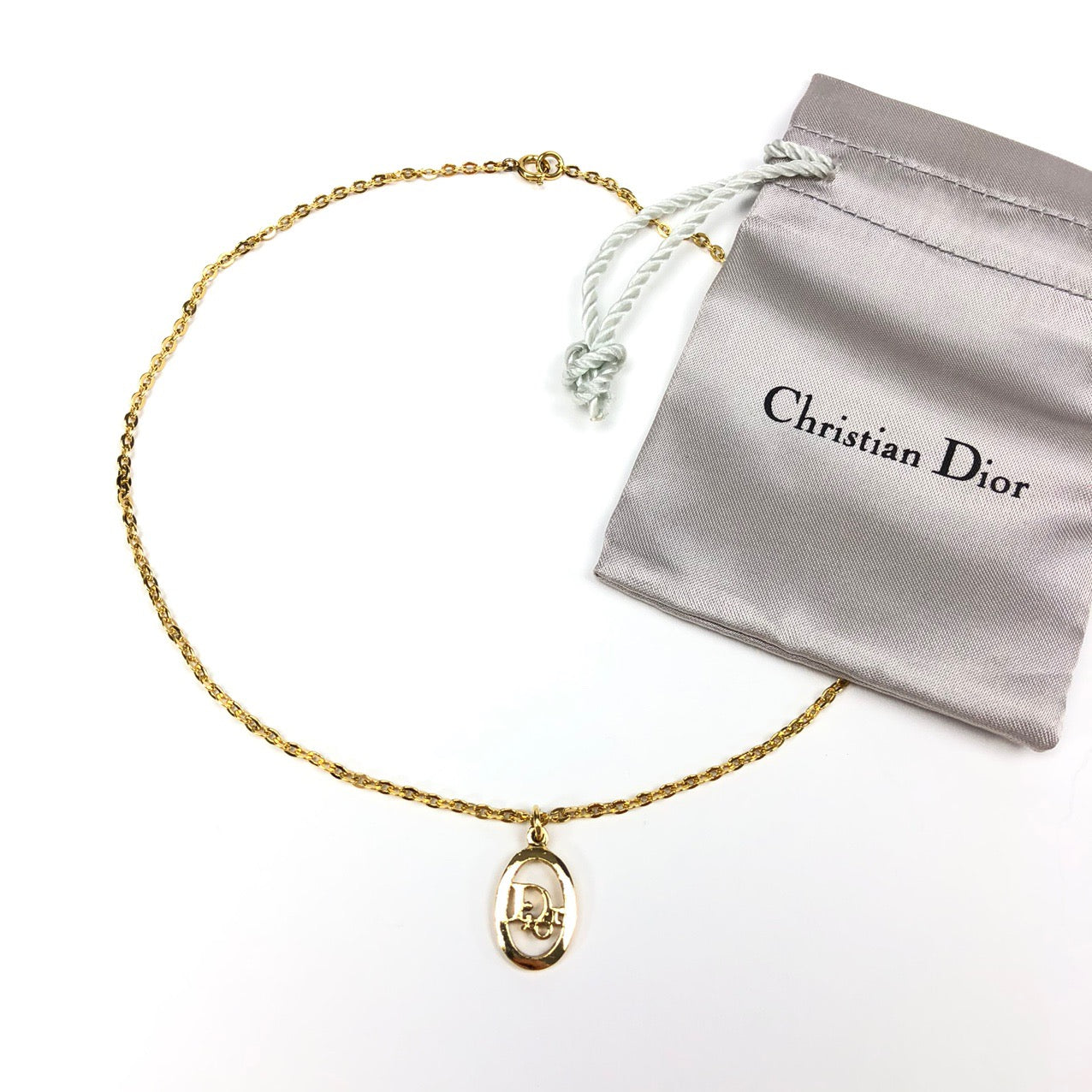 CHRISTIAN DIOR MONOGRAM NECKLACE