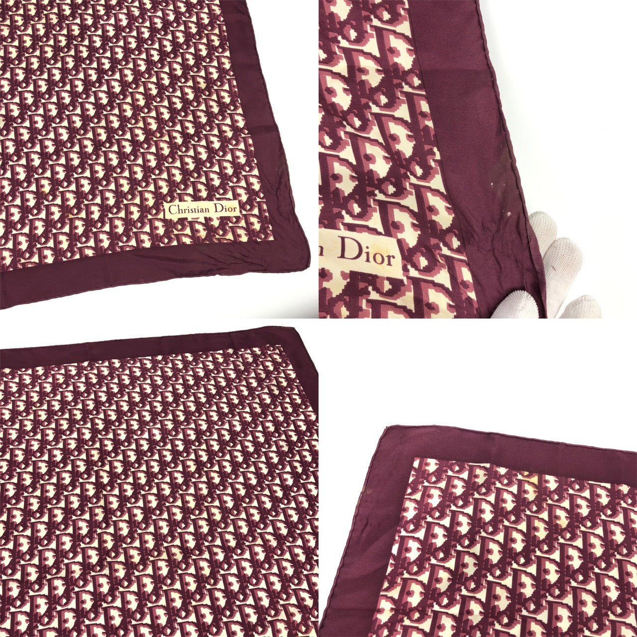 CHRISTIAN DIOR MONOGRAM SCARF