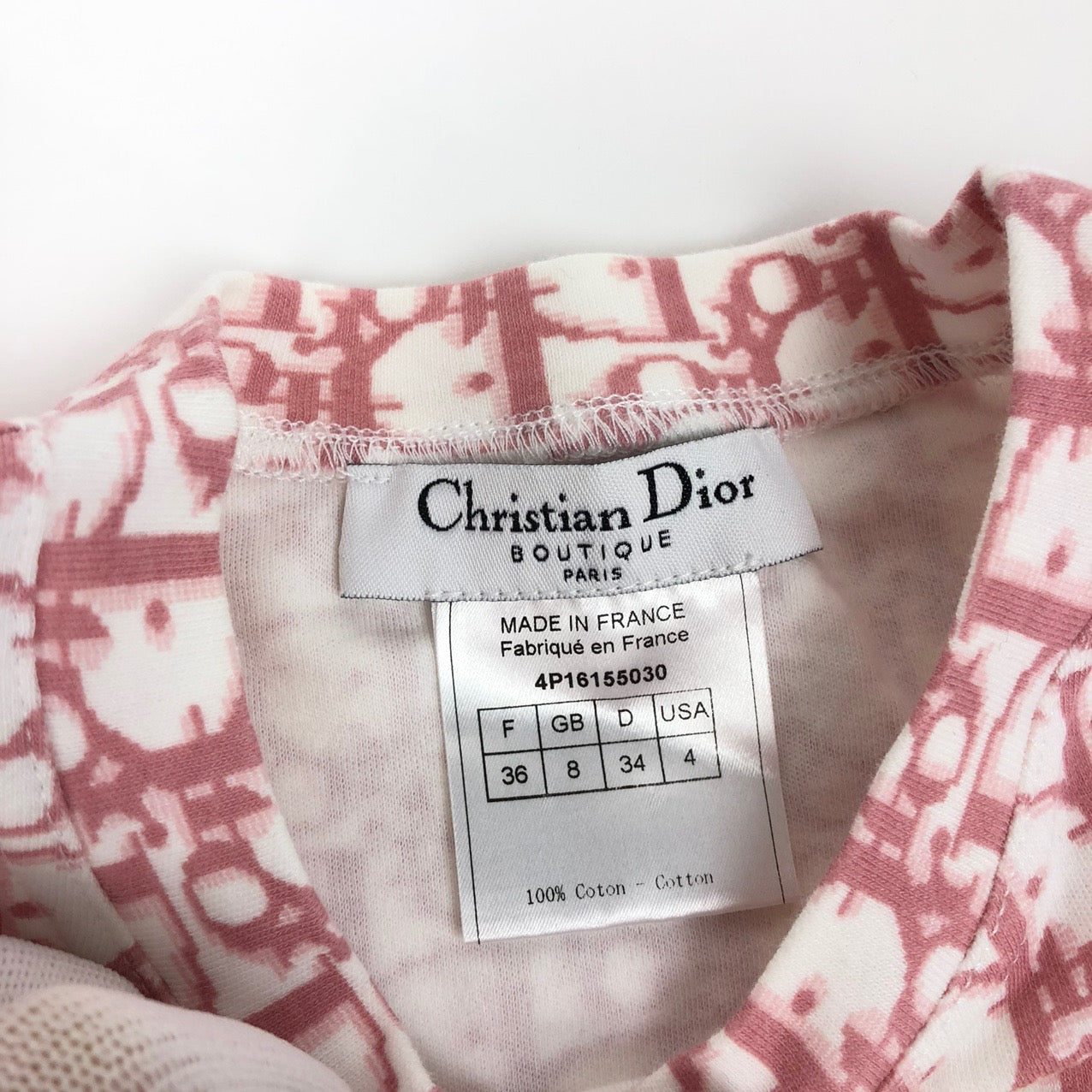 CHRISTIAN DIOR MONOGRAM TOP