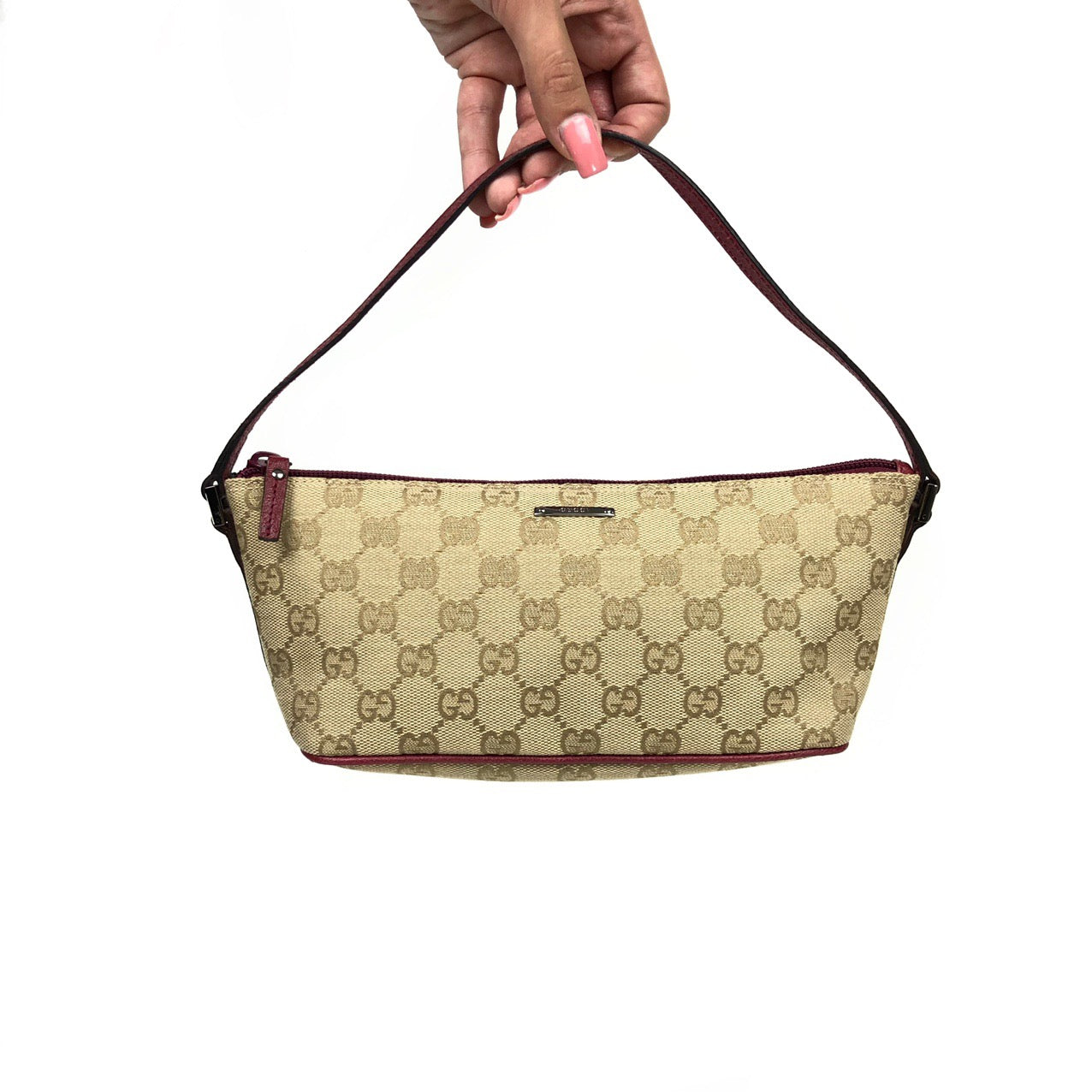 GUCCI MONOGRAM SHOULDER BAG