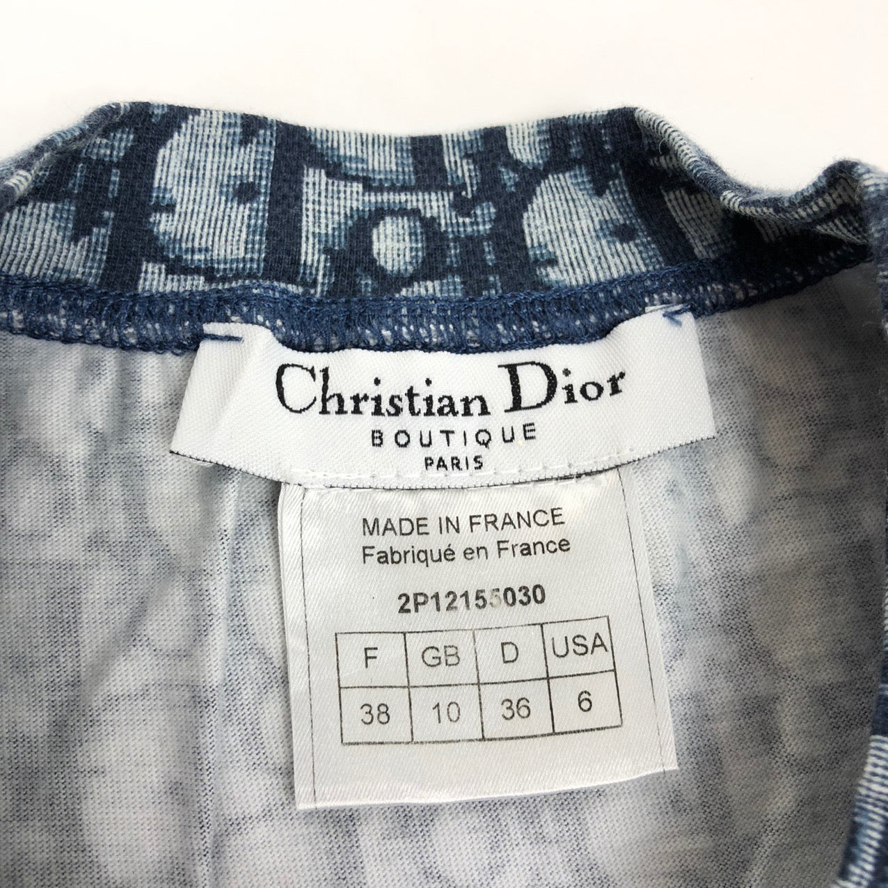 CHRISTIAN DIOR MONOGRAM TOP