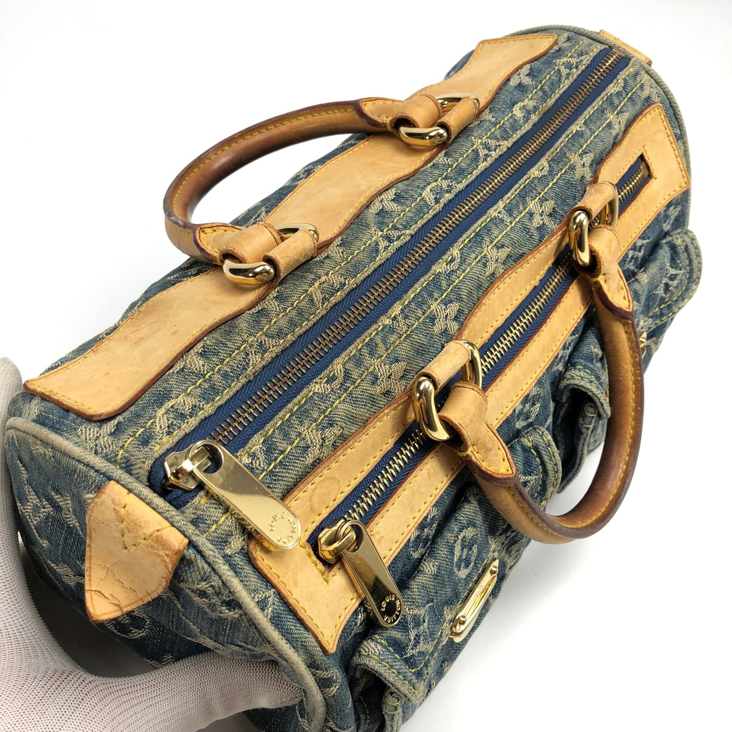 LOUIS VUITTON NEO SPEEDY DENIM BAG