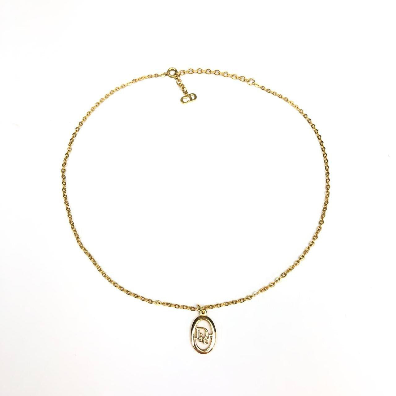 CHRISTIAN DIOR MONOGRAM NECKLACE