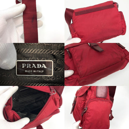 PRADA NYLON BUCKLE CROSSBODY BAG