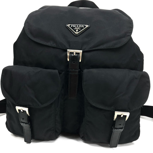 PRADA NYLON DOUBLE BUCKLE BACKPACK