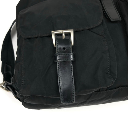 PRADA NYLON DOUBLE BUCKLE BACKPACK