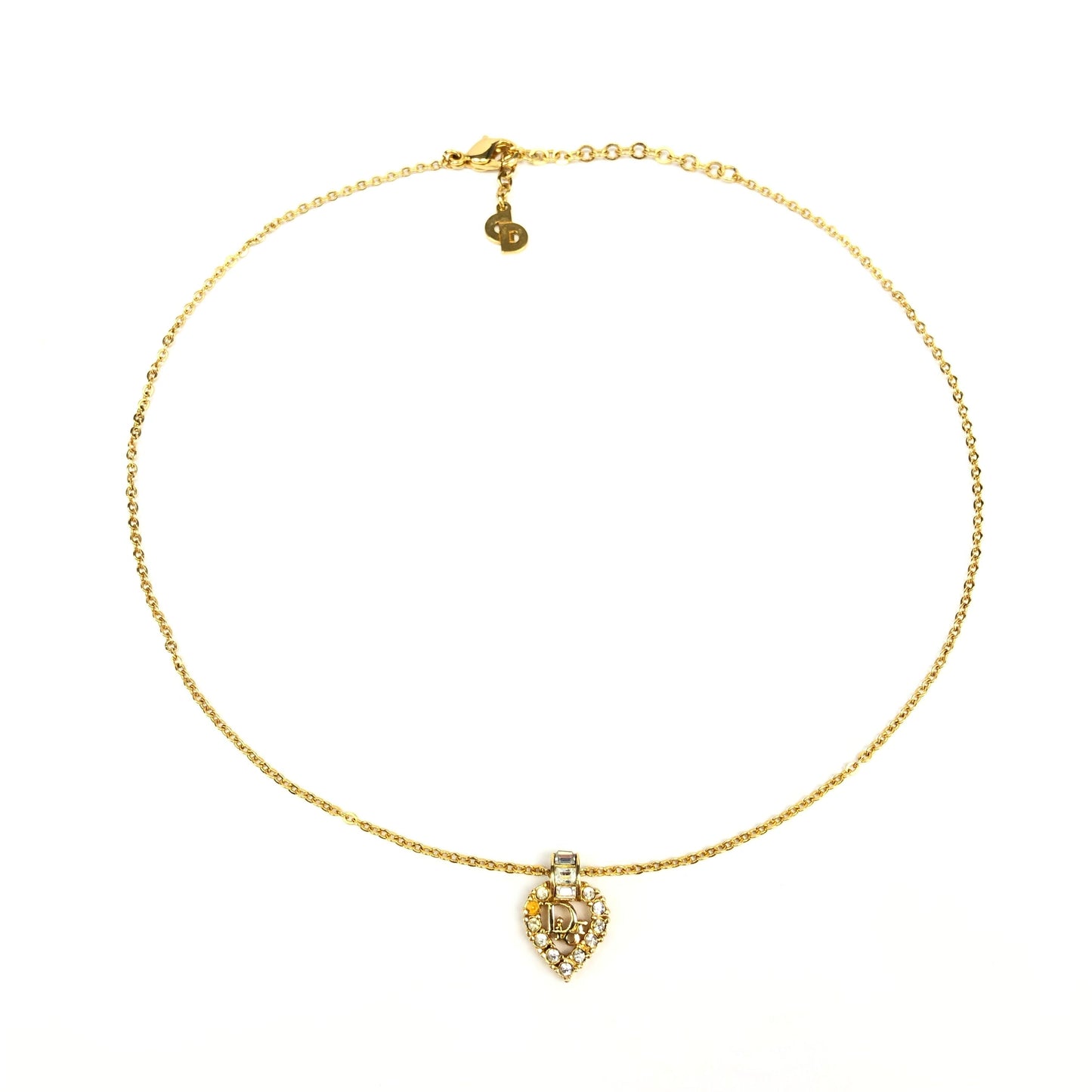 CHRISTIAN DIOR MONOGRAM NECKLACE