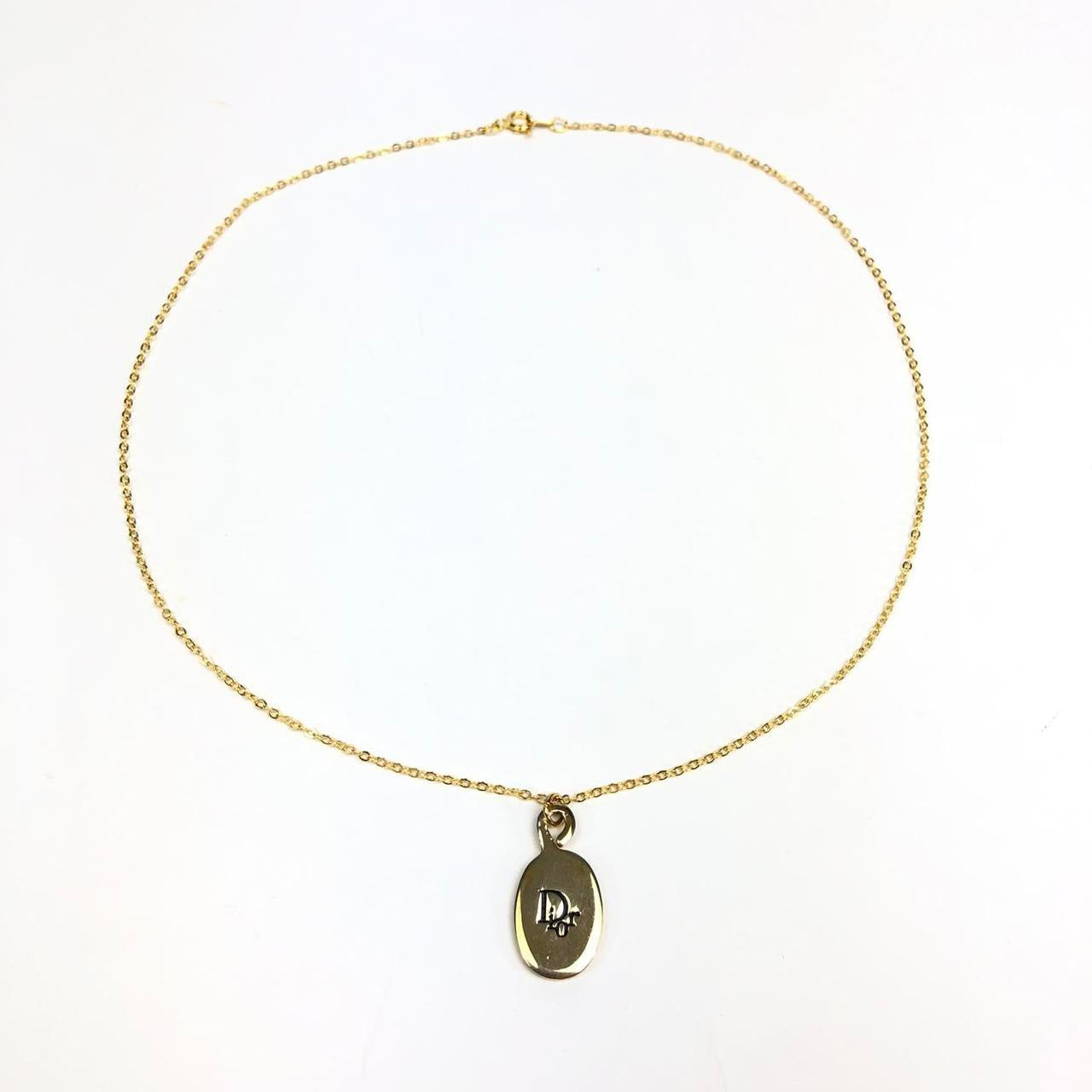 CHRISTIAN DIOR MONOGRAM NECKLACE