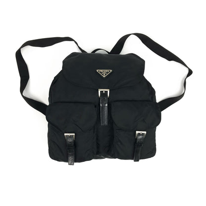 PRADA NYLON DOUBLE BUCKLE BACKPACK