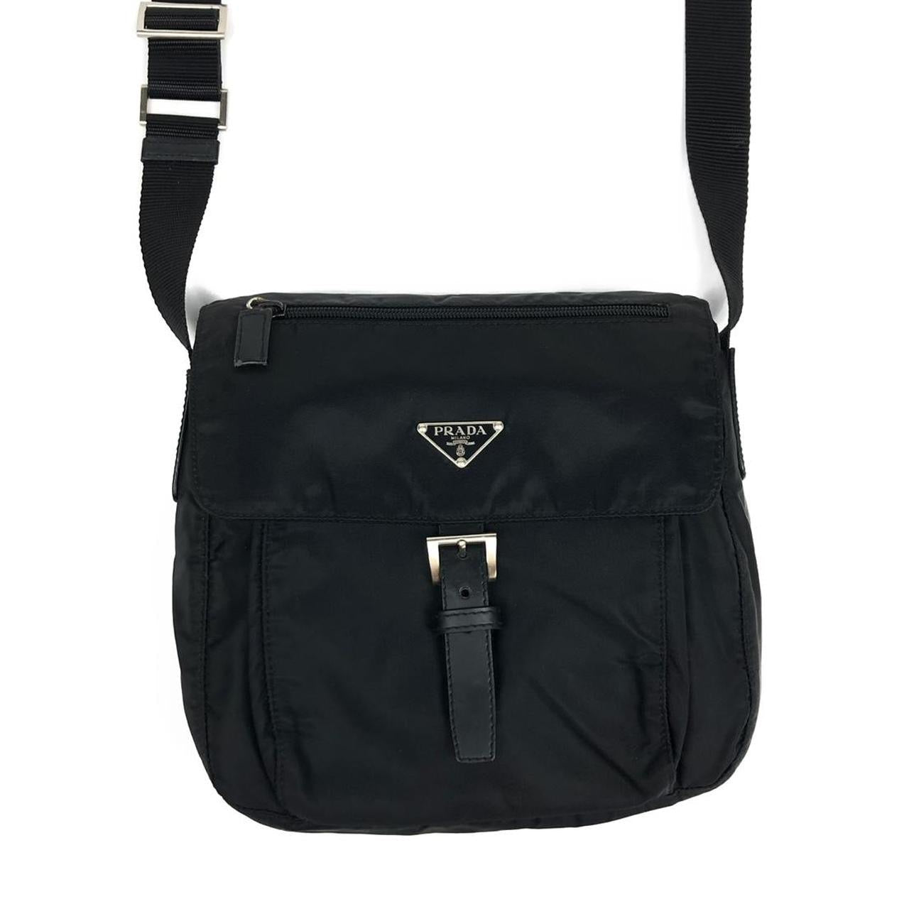 PRADA NYLON BUCKLE CROSSBODY BAG
