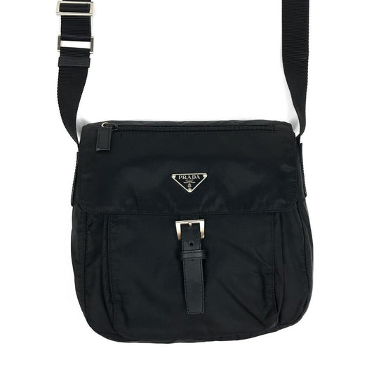 PRADA NYLON BUCKLE CROSSBODY BAG