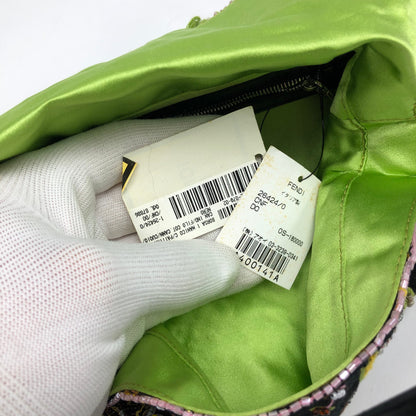 FENDI BEADED BAGUETTE SHOULDER BAG