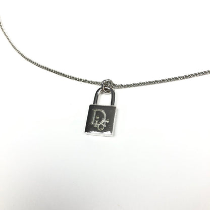CHRISTIAN DIOR PADLOCK NECKLACE
