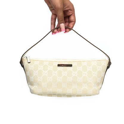 GUCCI MONOGRAM SHOULDER BAG