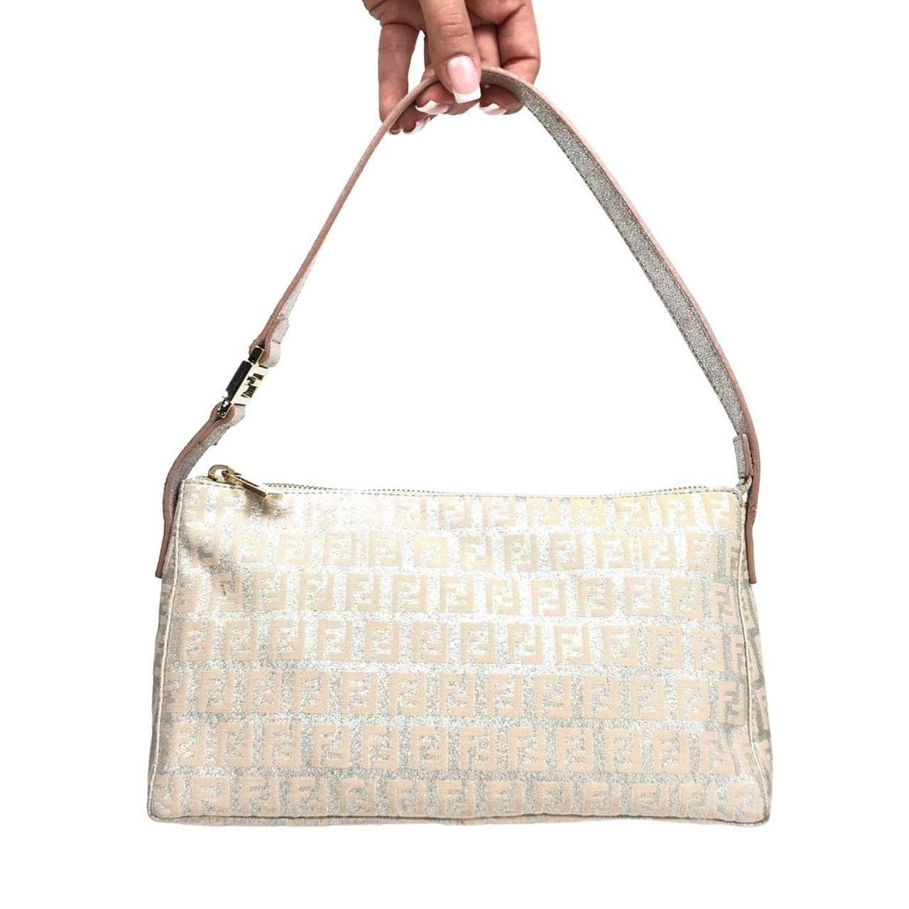 FENDI ZUCCA SHOULDER BAG