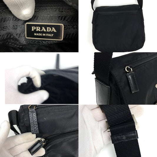 PRADA NYLON BUCKLE CROSSBODY BAG