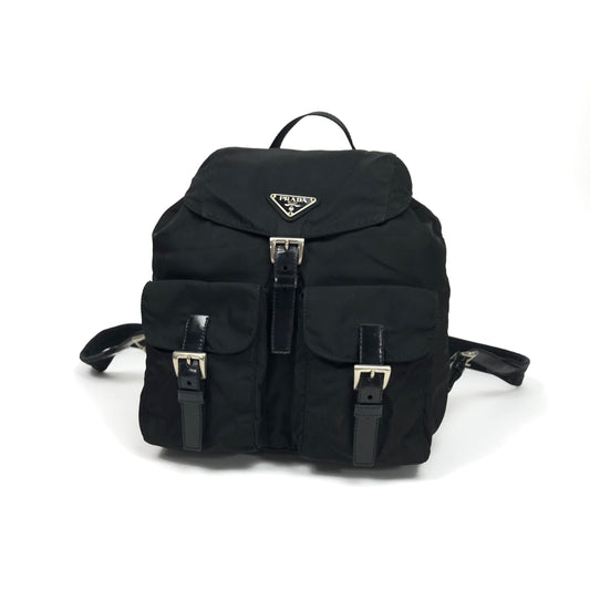 PRADA NYLON DOUBLE BUCKLE BACKPACK