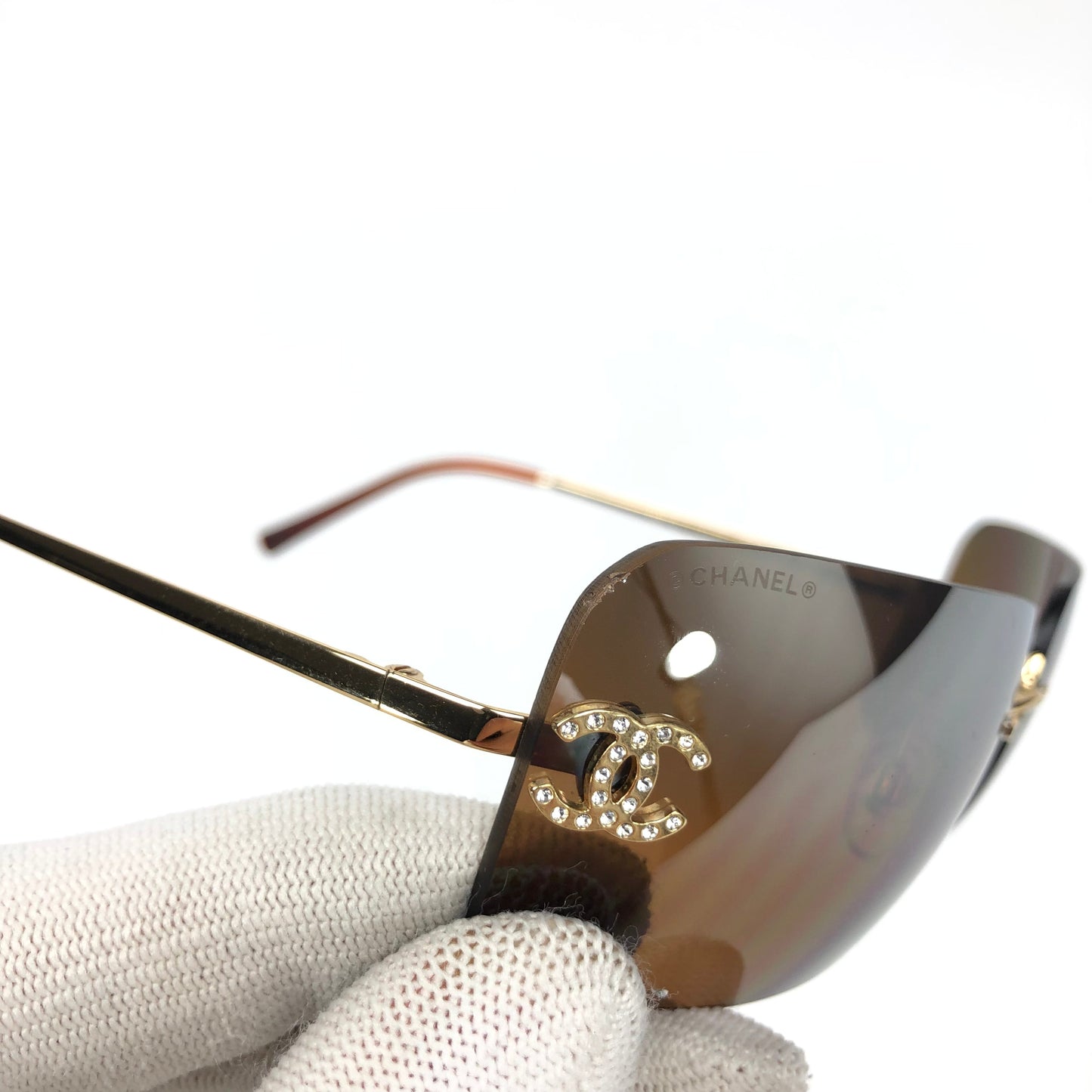 CHANEL RIMLESS SUNGLASSES